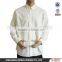 new men's light yellow oxford button-down collar dress shirt with long sleeve