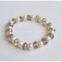 Fine Jewelry Fashion Freshwater Pearl and Crystal Bead Bracelet
