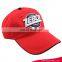 Short time delivery fashionable design Unisex red colour stone washed baseball caps