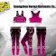 Pink youth girls private label fitness custom logo sport dance wear