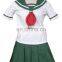 Rose Team-Free Shipping InuYasha Higurashi Kagome Summer School Sailor Uniform Anime Sexy Halloween Carnival Costume
