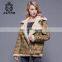 Double Face Lamb Shearing Fur Leather Jacket Winter Warm Women Fur Coat