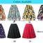 Grace Karin Women's Vintage Retro Pleated Black Cotton Skirt 7 Patterns CL010401-6