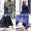2016 new fashion lace Muslim Cardigan designs Women Lace Kimono Fashion new ladies long sleeve blouses Lace maxi blouse