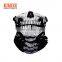 Skeleton Seamless Bandana, X Ray Skull Face Mask for Dust, Music Festivals, Raves, Riding,