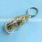clear or photo holder custom shape acrylic keychain