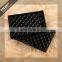 custom PU leather label patch for brand jeans garment