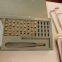 MY380 coding machine with hot ink roller to print the batch number on paper , plastic
