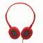 wired cheap and good quality  red airline headset headphone