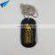 Dongguan made Military dog identification tag with metal chain