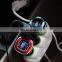 3Way Car Cigarette Lighter Socket Splitter DC Power Charger Adapter 2 USB Port 12V/24V