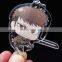 PMMA material cartoon cute blank acrylic keychain