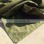 military green waterproof organic silicon coated canvas tarpaulin tarp