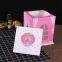 Large food cake packaging box with clear lid