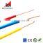 teflon silver plated electrical wire silver coated solid PTFE copper wire single strand copper electrical wire