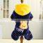 Autumn and winter Soft Dog Clothes Teddy Bear Pet Plush coral fleece coat Clothes