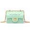 Girl mini PVC hand bags Women purses and handbags Jelly Handbag Ladies Female Solid Color coin bag cross bag