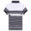 OEM 2015 Hot Sale High Quality Stripe Print Polo Shirt for Men