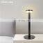 hotel room bedside desk brightness decorative battery led table lamp rechargeable