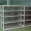 Heavy duty steel selective pallet storage rack system for shelf storage in warehouse