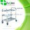 Factory Price Square Tube Stainless Steel Hotel Room Service Cart Service Trolley