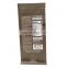 Eco friendly food grade flat bottom pouch sugar packaging paper zipper bag