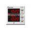S3U48 panel mounted 3 phase RS485 interface  digital voltmeter