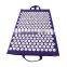 Round white nails button Indian manufacture meditation yoga acupressure mat