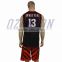 Latest basketball jersey design high quality mesh cheap reversible basketball uniform set