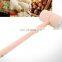 Two Sides Wooden Meat Tenderizer Nut Hammer Mallet Pounder Aluminum Alloy Heads Kitchen Tool