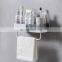 Punch Free Plastic Wall Bathroom Shelves Storage Rack for Bathroom