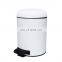 Embossing dome cover decorative waste bin stainless steel dustbin waste bin for bedroom trash can and designer waste bin