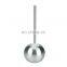 Wholesale Stainless steel round shape durable toilet brush with holder