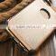 Detachable Metal Bumper and Leather Back Cover Case for iPhone 6 Plus