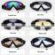 Hot top sale TPU frame yellow lens mirror eye protective dustproof motorcycle goggles