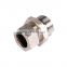 Stainless Steel Connector Copper Brass Connector Pipe Fitting Coupling Straight Fitting