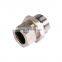 Standard Pipe Coupling Pipe Fitting China Hydraulic Straight Fitting Copper Brass