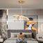 Glass Ball Chandeliers Design Hanging Lighting Simple Kitchen Room Decor Metal Pendant LED Lamp