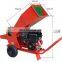 walking tractor driven animal feedstuff crusher Garden Use Wood Log Branches Mini Chipper Shredder Machine
