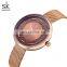 SHENGKE Women Watch Luxury K0132L Autumn Warm Coffee Color Handwatch for Women OL Style Gorgeous Watch