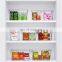 Large Capacity Storage Bins Clear Kitchen Pantry Fridge Cabinet Organizer Plastic Container Holders with Handles