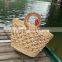 Set Of 2 New Trendy Water hyacinth Handbag for Party, Woven Straw Bag For Beach Trip Wholesale Vietnam Manufacturer