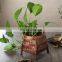 Woven Vintage Flower Basket Bamboo Flowerpots Plant Stand Home Decor