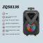 ZQS8136 хорошо продается сабвуфер с мощностью 15 Вт, одиночный динамик диаметром 8 дюймов, беспроводной басовый звук, bluetooth-колонка