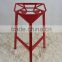 Replica Italian graceful design aluminum stacking Konstantin Grcic Stool one,bar stool one, red color stool one