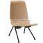 Replica European style powder coated steel frame plywood Jean Prouve Antony Chair for living room