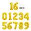 16inch Foil Globos Number Balloons 0123456789 Digital Aluminum Film Foil Balloon for Birthday Party Supplies Decorations