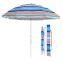 Portable Beach Umbrellas 6.5FT OEM Customized Wholesale Outdoor Patio Umbrella Aluminum Pole Carry Bag