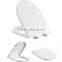 HL-811 MEIYE UF 475*365*58mm Round Soft-closing Toilet Seat Cover Ramp Down Toilet Lid