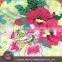 Leaf & flower pattern mesh 105-110cm 100% polyester embroidery printing lace chemical fabric